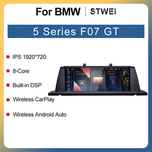 เครื่องเล่นมัลติมีเดียไร้สาย STWEI รุ่นใหม่ ขนาด 10.25 นิ้ว รองรับ CarPlay และ Android AUTO สำหรับรถยนต์ BMW ซีรีส์ 5 GT F07 F18 พร้อมระบบนำทาง GPS - Product Image 2