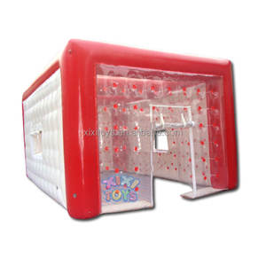 Carpa Inflable Cúbica para <span class=keywords><strong>Escape</strong></span> <span class=keywords><strong>Room</strong></span>, Casa Inflable de Pared - Product Image 1