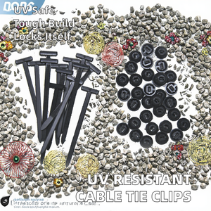 सेल्फ लॉकिंग नायलॉन केबल टाई भारी ड्यूटी Uv प्रतिरोधी कार फेंडर क्लैंप सुरक्षित क्लैंप - Product Image 2