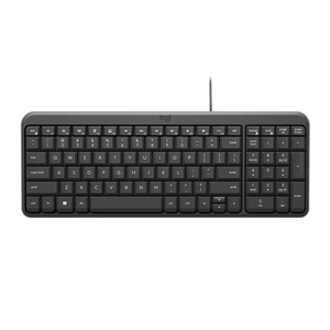 Logitech K106 Wired Keyboard, Home Use 99-key Membrane Keyboard, <b>USB</b> Interface, <b>Plug</b> and Play, Anti-spill Design, K106 - Product Image 1