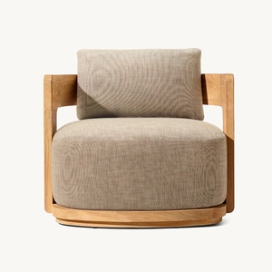 <span class=keywords><strong>BRONTE</strong></span> Mobilier d'extérieur moderne en bois, chaise longue de jardin imperméable, canapé de patio en teck pour hôtel, ensemble de canapés de jardin de luxe - Product Image 3