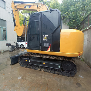 Excavatrice CAT307E2 de 7 tonnes avec godet de terrassement d'une capacité de 0,35 m³, modèle d'excavatrice sur chenilles CAT307E2 2023 d'occasion - Product Image 3