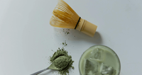 En stock, boîte ronde en métal personnalisée de 73*73 mm, hermétique, pour matcha, café et thé, 35 g, avec bouchons intérieurs et couvercles