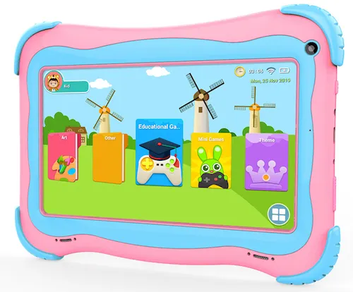 Tableta educativa de 7 pulgadas para niños, tablet PC de aprendizaje para aprender a escribir, con android, precio al por mayor, nueva