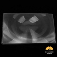 Loupe A4 pleine page sans cadre, feuille grossissante 3X en PVC avec lentille Fresnel moulée