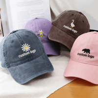 Casquette de baseball personnalisable en coton/polyester pour papa, avec impression par sublimation, couleurs et logo sur mesure