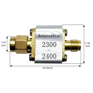 Фильтр AntennaStar China 2300-2400 МГц для 5G IoT, поверхностный акустический волновой радар с высоким уровнем подавления - Product Image 5