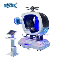 Simulateur de vol en réalité virtuelle VR 9D, simulateur de vol d'avion VR, simulateur de vol d'avion avec vision libre à 360 degrés