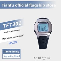 Jam Wasit Sepak Bola Elektronik Tianfu Brand TF7301 Bahan ABS Anti Selip, Menampilkan Waktu Pertandingan dan Waktu Tambahan