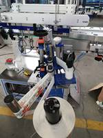 Machine automatique d'étiquetage de pot d'huile à surface plate de grand volume applicateur d'étiquettes adhésives avec prix d'usine de haute qualité