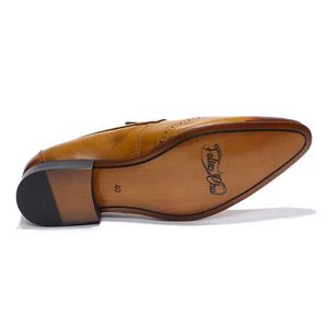 उच्च गुणवत्ता स्मार्ट आकस्मिक पुरुषों की चमड़ा इतालवी बताया पैर की अंगुली जूते चीन में किए गए - Product Image 6