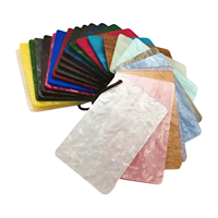 Feuilles de plexiglas à motifs sur mesure avec finition celluloid, acrylique décoratif de luxe pour la décoration intérieure haut de gamme