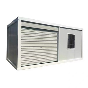 Casa Container Modulare Prefabbricata Personalizzata Mobile Flat-Pack per Negozi, Garage, Depositi Auto, Magazzini con Porta Avvolgibile - Product Image 6