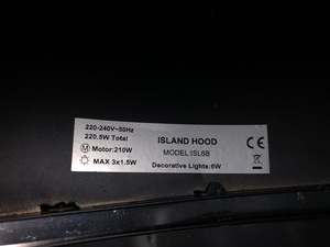 <span class=keywords><strong>Hotte</strong></span> de cuisine murale de 35 cm/14 pouces, bouton poussoir, filtres à charbon, <span class=keywords><strong>hotte</strong></span> de cuisine en acier inoxydable - Product Image 3