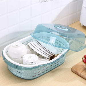 Ustensiles de cuisine en silicone, baguettes et bols de cuisine, égouttoir contenant de stockage d'<span class=keywords><strong>évier</strong></span> étagère à assiettes en plastique monocouche, bol armoire - Product Image 2