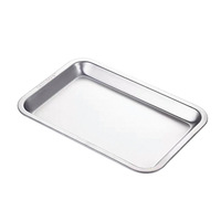 Yolecen Verdickte rechteckige Edelstahl platte für Restaurant küche Dämpfender Reis BBQ Food Tray Flache Backformen