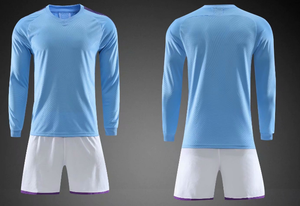 Set di maglie da <span class=keywords><strong>calcio</strong></span> a maniche lunghe da uomo per bambini divise da allenamento per <span class=keywords><strong>calcio</strong></span> da <span class=keywords><strong>donna</strong></span> per bambini tute sportive - Product Image 5