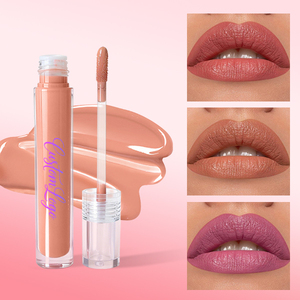 <strong>Bulk</strong> Cosmetics Makeup Lip Gloss Vendors Private Label Nude Clear Glossy <strong>Vegan</strong> Lipgloss - Product Image 4