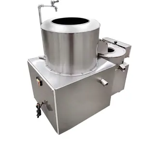 Commercial Small Potato Peeler Shred Machine Automatic Peel and Slice for Restaurant