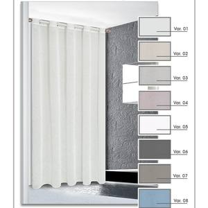 Paño de Poliéster Gris con Ojales 140X290CM para Baño, Lavable a Máquina, Diseño Minimalista, VARIANTE 03 - Product Image 1