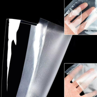Sacs sous vide anti-crevaison personnalisés en usine, PA & PE gaufrés, résistants à l'humidité, rouleaux de 17x500cm pour aliments, aliments pour animaux de compagnie, steak, viande