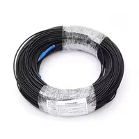 GJXH kabel FH FTTH GJXFH, kabel komunikasi serat udara Rohs 8-Core penggunaan dalam ruangan 100m Simplex PVC GJYXCH GYXTW
