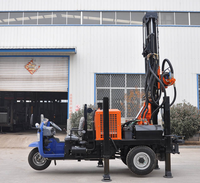 FYL200 nouveau Design Tricycle pneumatique 200m trou de forage profond Dth eau puits forage Machine à vendre