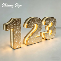 Letras Luminosas RGB LED Personalizadas para Exteriores con Logotipo de Empresa, Iluminación Translúcida, Letras Estrelladas para Publicidad Exterior