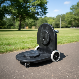Carrello Multiuso a Doppia Piattaforma Nero 264600BLA Stile Sportivo - Product Image 3