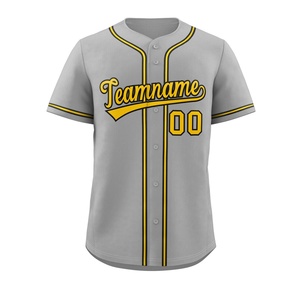 Wholesale Custom Retro Vintage <b>Baseball</b> <b>Jerseys</b> Men and Women's <b>Bulk</b> T-Shirts 100% Cotton Knitted - Product Image 2