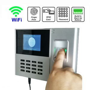 Wifi 2000Mah Batterij Vingerafdruktijd En Aanwezigheidsmachine Systeemkaart Werknemer Elektronisch Tijdklokbeheersysteem - Product Image 2