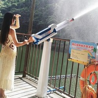 Nouveau pulvérisateur Gatling couleur personnalisée Garantie 1 an Parcs aquatiques Festivals de musique Pistolet à jet d'eau Scénique Aires de jeux Gonflables aquatiques
