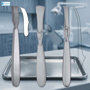Ensemble d'instruments Farabeuf pour chirurgie générale, manuels, en acier inoxydable, Classe I, certifiés CE F9-534 ISO 2015 - Product Image 2
