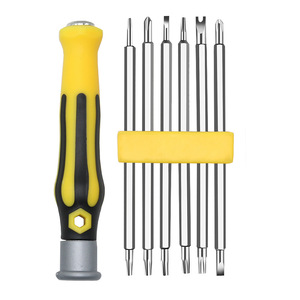 12-In-1 Multi-Functional <b>Screwdriver</b> <b>Set</b> Steel Magnetic Repair Tools With Nickel Plated <b>Bits</b> For Diy Household Use - Product Image 2