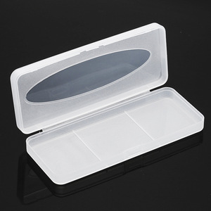 Estuche de plástico con tapa abatible para gafas, caja de almacenamiento rectangular de 3-5,9 pulgadas para gafas de lectura, protección de lentes para miopía - Product Image 4