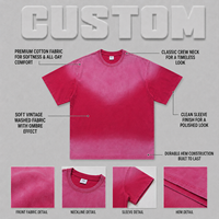 Camisa de manga corta para hombre, estilo vintage, de algodón puro, semiteñida, de alta resistencia, 300g, corte holgado, para verano, personalizada.