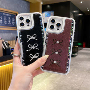 Funda Protectora <span class=keywords><strong>Anticaida</strong></span> Para Telefono Bow Frosted IMD Para iPhone 17 16 15 14 13 12 11 Pro Max Funda para teléfono - Product Image 5