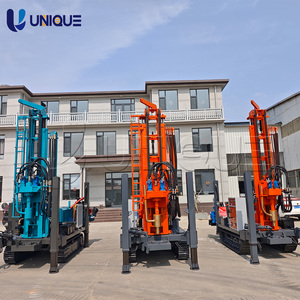 UNIQUE Portable Diesel Hydraulic Rotary <b>Drilling</b> Rig 260m 300m Water Well <b>Drilling</b> Core Components Gear Gearbox <b>Pump</b> - Product Image 2