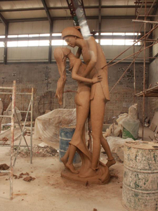 Scultura in Bronzo di <span class=keywords><strong>Romeo</strong></span> e <span class=keywords><strong>Giulietta</strong></span>: Arte Ispirata alla Moda - Product Image 2