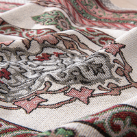 Nouvel arrivage de tapis Jacquard imprimé antidérapant lavable et pliable tapis de prière halal musulman tapis de prière islamique cadeau