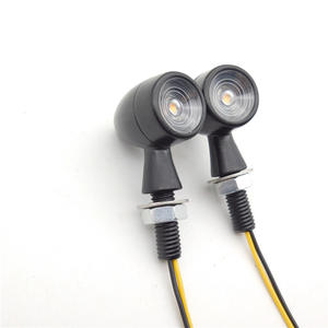 Intermitente para Motocicleta, Mini Intermitente Metálico, Intermitente LED para Scooter Eléctrico, Accesorios para Motos, Luz Indicadora para Bicicleta - Product Image 2