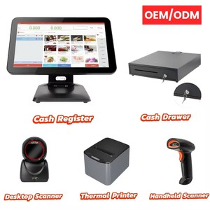 Terminal de point de vente (TPV) pliable 15,6 pouces avec écran tactile capacitif <span class=keywords><strong>10</strong></span> points, compatible Windows/Android, fonction SDK, caisse enregistreuse et facturation - Product Image 5