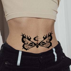 CT jetable coloré belle <span class=keywords><strong>fleur</strong></span> sexy <span class=keywords><strong>bras</strong></span> dos étanche populaire autocollant temporaire pour corps Art <span class=keywords><strong>tatouage</strong></span> pochoir autocollant - Product Image 3