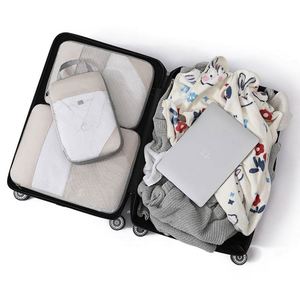 Nouvel ensemble de 4 sacs de compression de voyage grande capacité pour voyages d'affaires, imperméables - Product Image 2