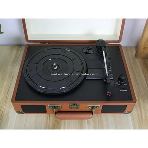 Maleta portátil Retro multifunción, tocadiscos de <span class=keywords><strong>vinilo</strong></span> para música LP, diente azul, tocadiscos, reproductor, precio de fábrica, superventas - Product Image 5