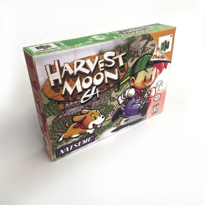 Harvest Moon 64 Box Thick Cardboard with Tray <b>Game</b> Cartridge Replacement Box for N64 - Product Image 2