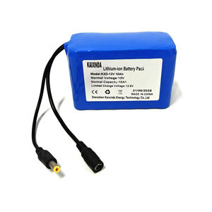 Batterie de haute qualité 12 V Li-ion 3s4p 18650 Pack de batteries lithium-ion 10000 mAh 12 V 10 <span class=keywords><strong>Ah</strong></span> Batterie Li-ion 12 volts rechargeable - Product Image 1