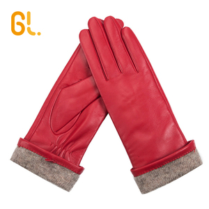 <span class=keywords><strong>Gants</strong></span> de conduite en <span class=keywords><strong>cuir</strong></span> de mouton, pour <span class=keywords><strong>femme</strong></span>, classique, de haute qualité, avec doigt <span class=keywords><strong>tactile</strong></span>, GL96 - Product Image 4