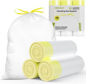 ถุงขยะแบบมีเชือกผูก ถุงพลาสติกสำหรับครัวเรือน ขายส่งจากโรงงาน - Product Image 3