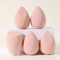 Éponges de maquillage personnalisées à marque privée, lavables, super douces, utilisables à sec et sous l'eau, pour le visage, ensemble d'éponges pour femmes
